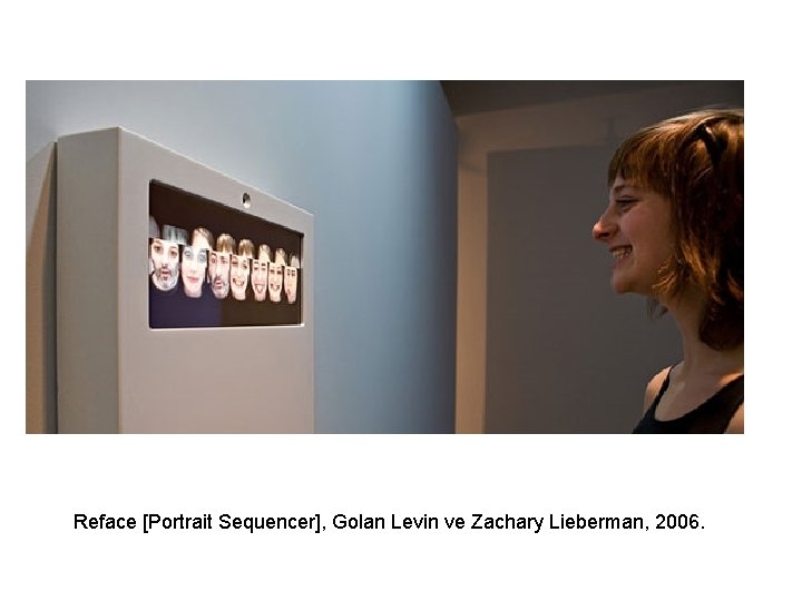 Reface [Portrait Sequencer], Golan Levin ve Zachary Lieberman, 2006. 