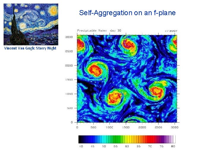 Self-Aggregation on an f-plane Vincent Van Gogh: Starry Night 