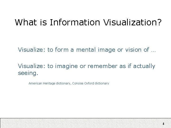Information Visualization Principles Promise and Pragmatics Marti Hearst