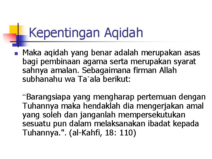 Aqidah Islam Modul 1 Adabadab Penuntut Ilmu Islam