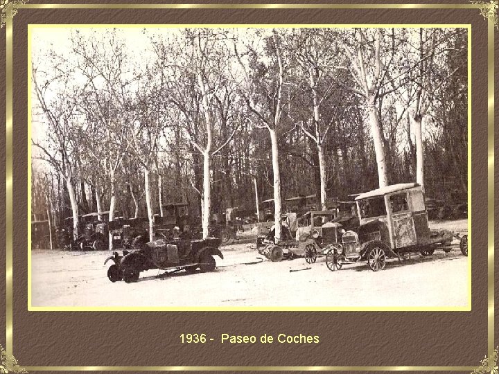 1936 - Paseo de Coches 