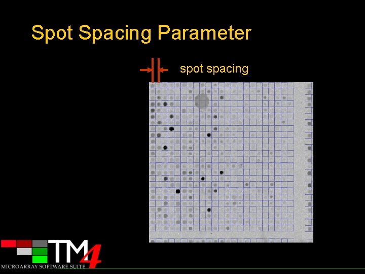 Spot Spacing Parameter spot spacing 