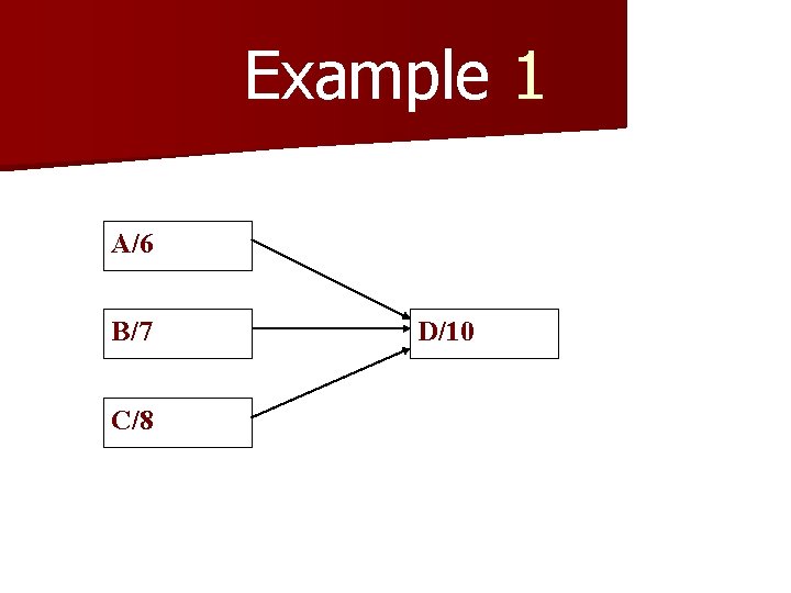 Example 1 A/6 B/7 C/8 D/10 