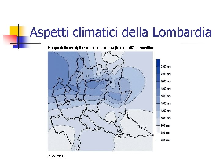 Aspetti climatici della Lombardia 