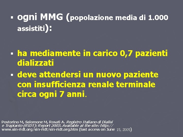 § ogni MMG (popolazione media di 1. 000 assistiti): ha mediamente in carico 0, § ogni MMG (popolazione media di 1. 000 assistiti): ha mediamente in carico 0,