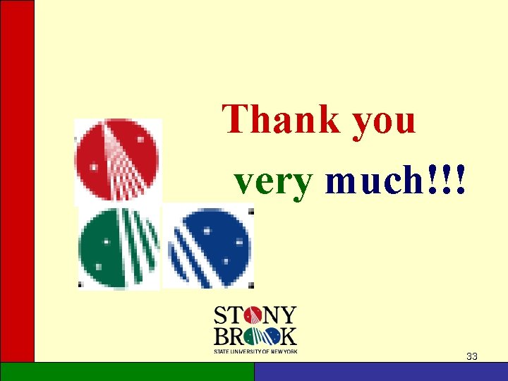 Thank you very much!!! 33 Thank you very much!!! 33