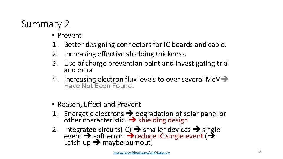 Summary 2 • Prevent 1. Better designing connectors for IC boards and cable. 2. Summary 2 • Prevent 1. Better designing connectors for IC boards and cable. 2.