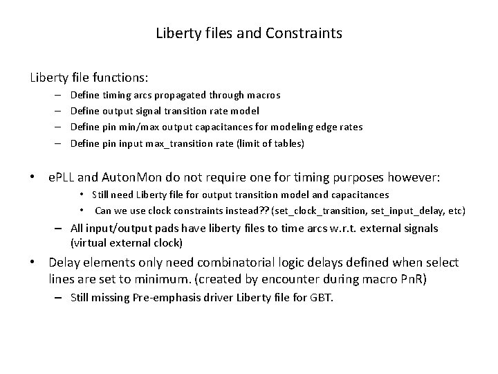 Liberty File Example Hybrid Controller Chip HCC Size 4700 um x