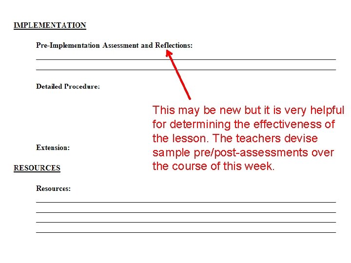 This may be new but it is very helpful for determining the effectiveness of