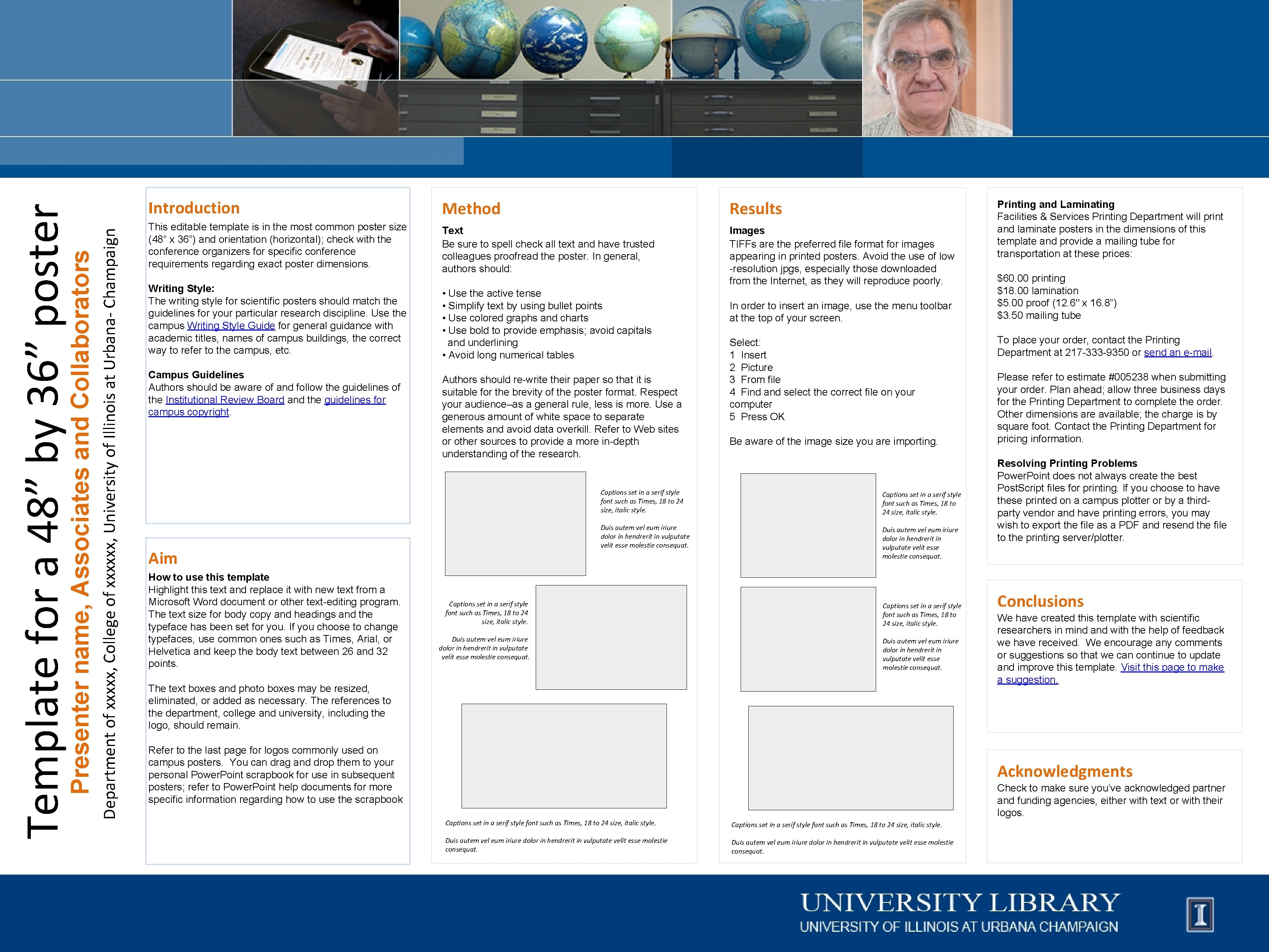 Department of xxxxx, College of xxxxxx, University of Illinois at Urbana- Champaign Presenter name,
