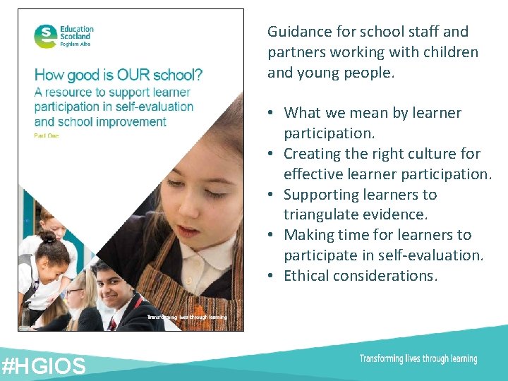 Guidance for school staff and partners working with children and young people. • What