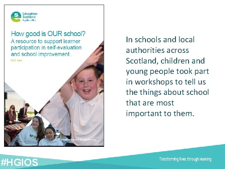 In schools and local authorities across Scotland, children and young people took part in