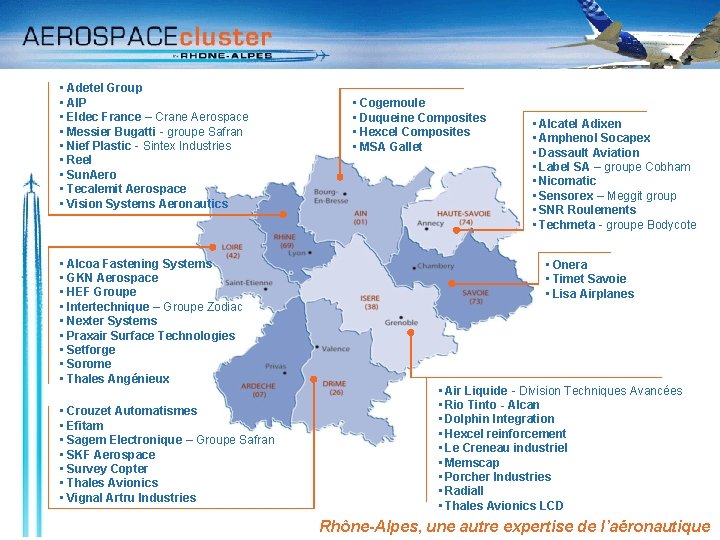  • Adetel Group • AIP • Eldec France – Crane Aerospace • Messier