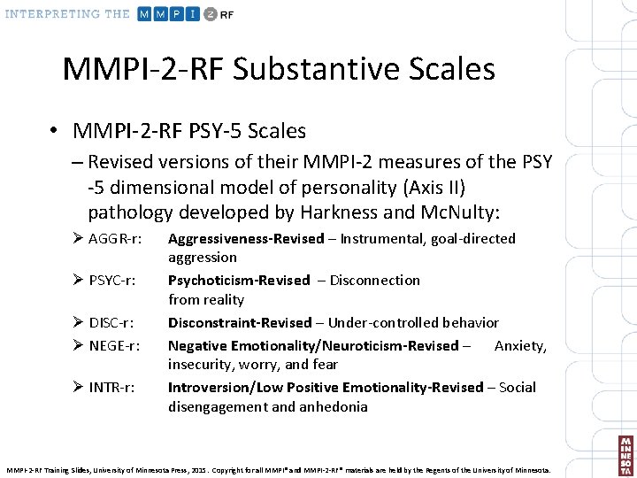 interpreting the mmpi-2-rf