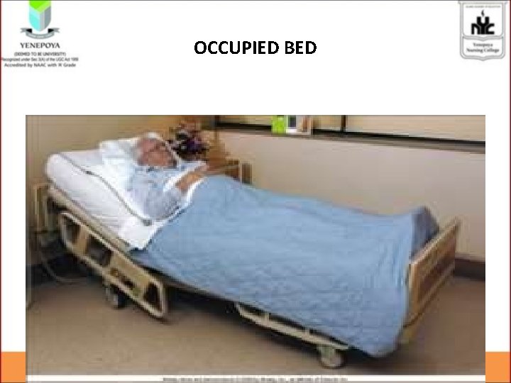 OCCUPIED BED 