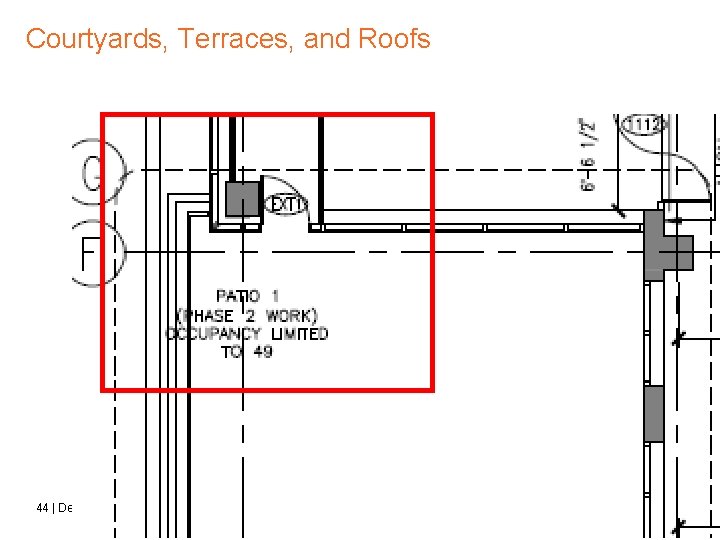 Courtyards, Terraces, and Roofs 44 | Decoded 3 – Egress and Life Safety 