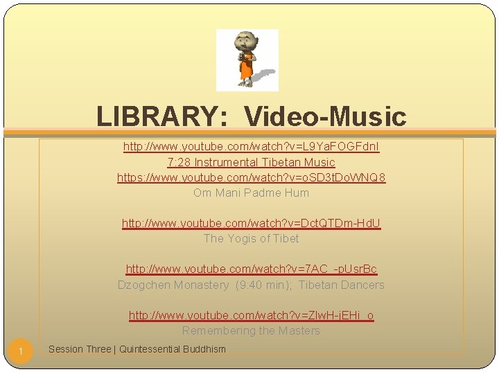 LIBRARY: Video-Music http: //www. youtube. com/watch? v=L 9 Ya. FOGFdn. I 7: 28 Instrumental