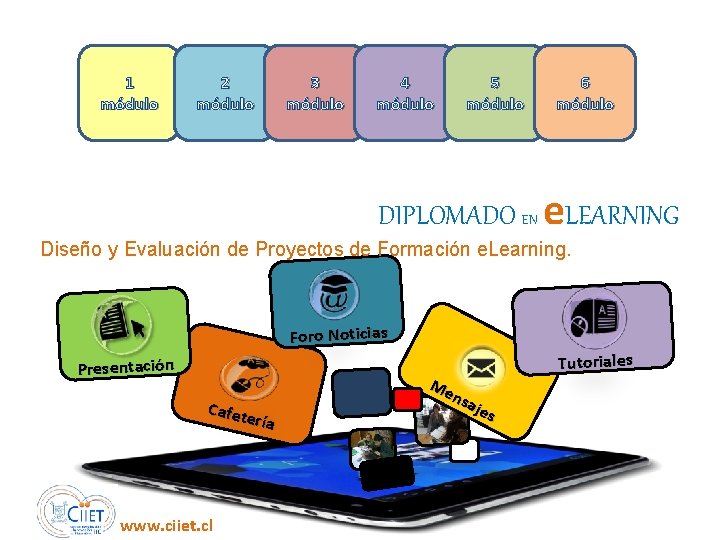 1 módulo 2 módulo 3 módulo 4 módulo 5 módulo 6 módulo DIPLOMADO EN