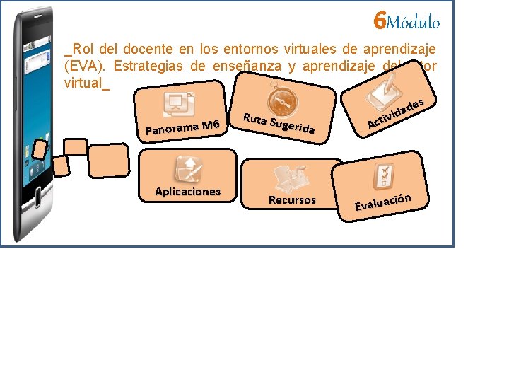 6 Módulo _Rol del docente en los entornos virtuales de aprendizaje (EVA). Estrategias de