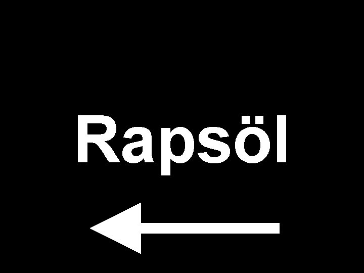 46. Studentische Tagung der Sprachwissenschaft Wintersemester 2009/10 Rapsöl 