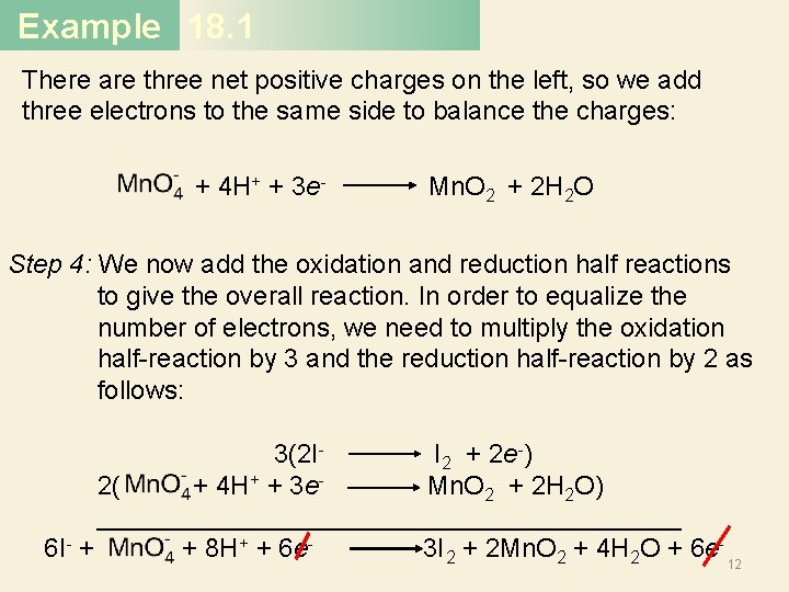 Example 18. 1 There are three net positive charges on the left, so we