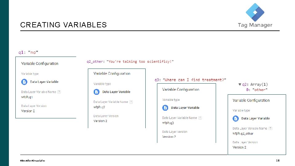 CREATING VARIABLES #Booz. Allen #Drupal 4 Gov 18 