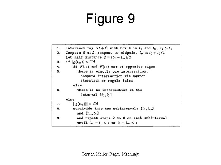 Figure 9 Torsten Möller, Raghu Machiraju 