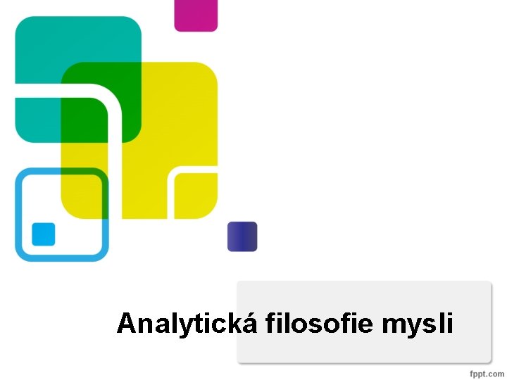 Analytická filosofie mysli 