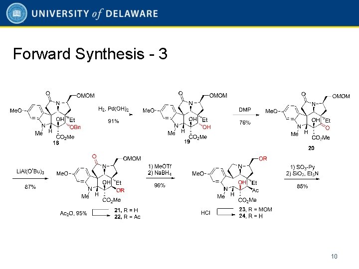 Forward Synthesis - 3 10 