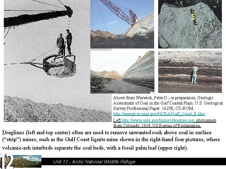 Above from Warwick, Peter D. , in preparation, Geologic Assessment of Coal in the