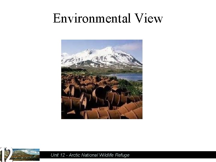 Environmental View Unit 12 - Arctic National Wildlife Refuge 