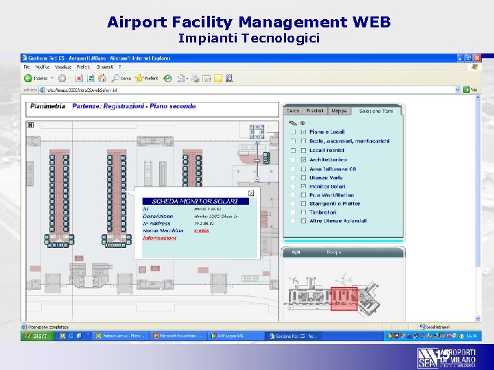 Airport Facility Management WEB Impianti Tecnologici 15 