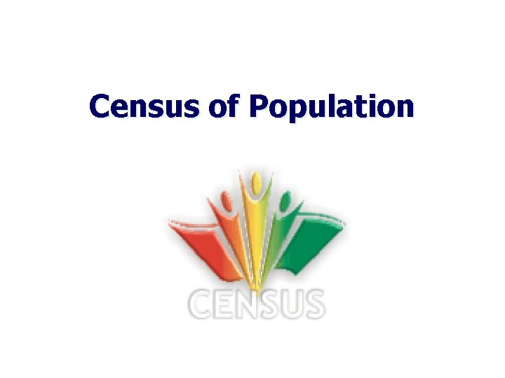Census of Population 