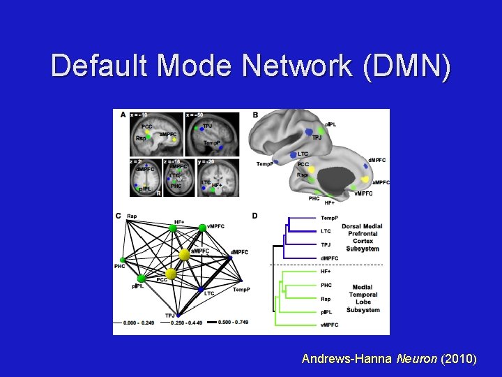 Default Mode Network (DMN) Andrews-Hanna Neuron (2010) 