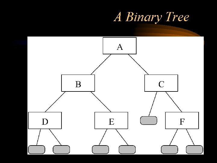 A Binary Tree 