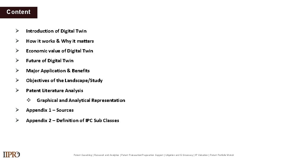 Content Ø Introduction of Digital Twin Ø How it works & Why it matters