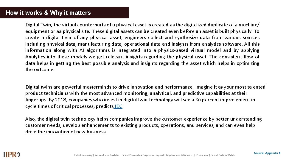 How it works & Why it matters Digital Twin, the virtual counterparts of a