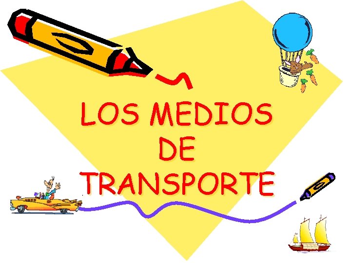  LOS MEDIOS DE TRANSPORTE 