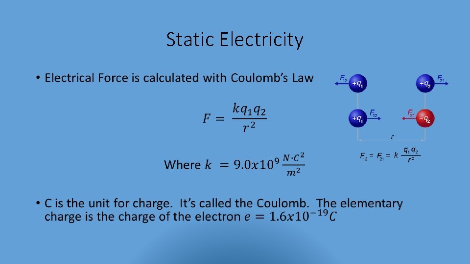 Static Electricity • 