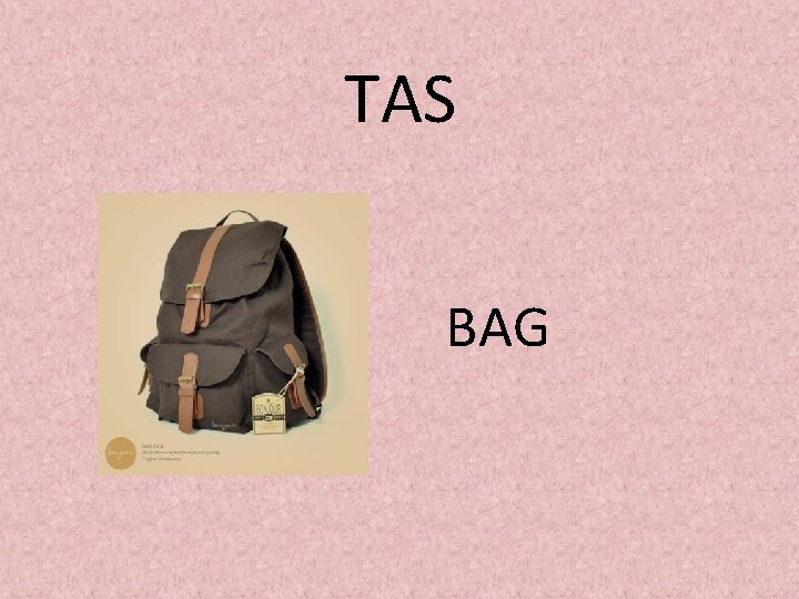 TAS BAG 