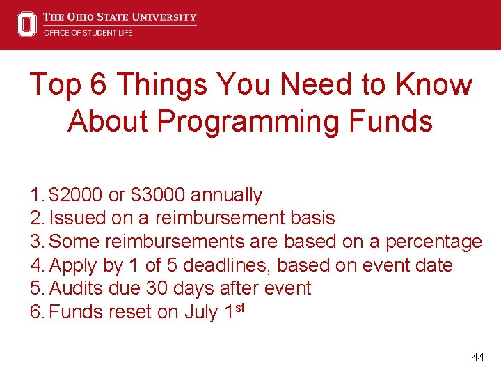 Top 6 Things You Need to Know About Programming Funds 1. $2000 or $3000