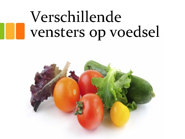 Verschillende vensters op voedsel 