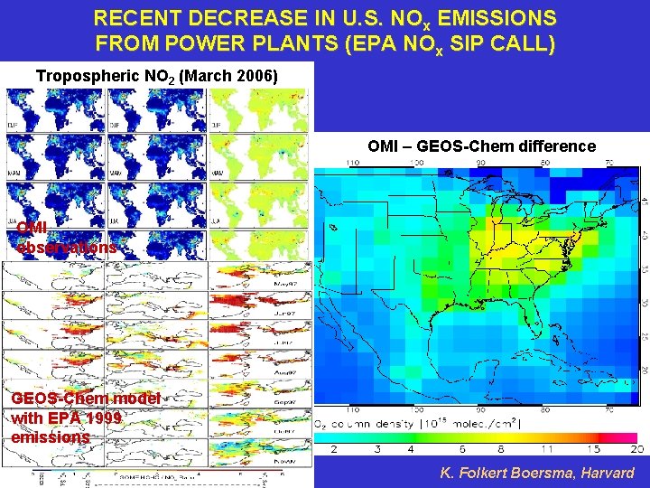 RECENT DECREASE IN U. S. NOx EMISSIONS FROM POWER PLANTS (EPA NOx SIP CALL) RECENT DECREASE IN U. S. NOx EMISSIONS FROM POWER PLANTS (EPA NOx SIP CALL)