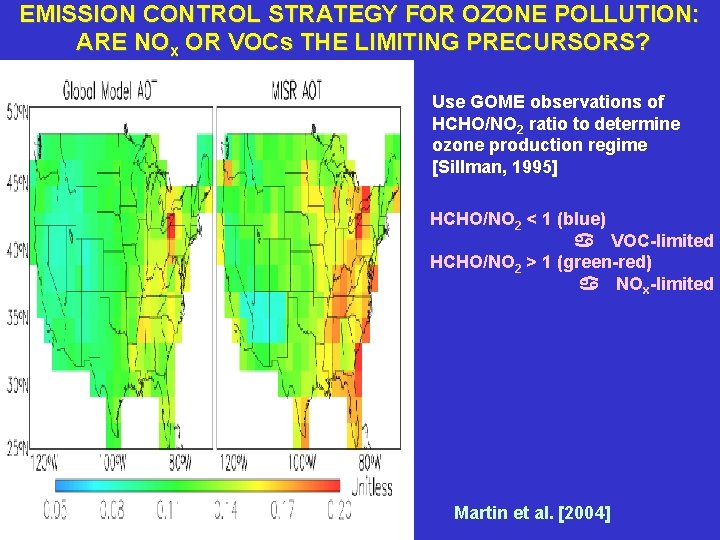 EMISSION CONTROL STRATEGY FOR OZONE POLLUTION: ARE NOx OR VOCs THE LIMITING PRECURSORS? Use EMISSION CONTROL STRATEGY FOR OZONE POLLUTION: ARE NOx OR VOCs THE LIMITING PRECURSORS? Use