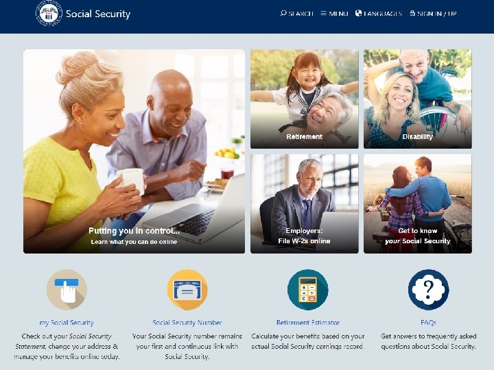 Social. Security. gov 