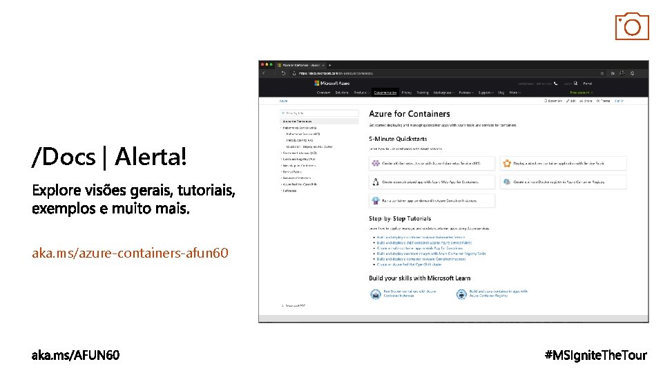 /Docs | Alerta! aka. ms/azure-containers-afun 60 