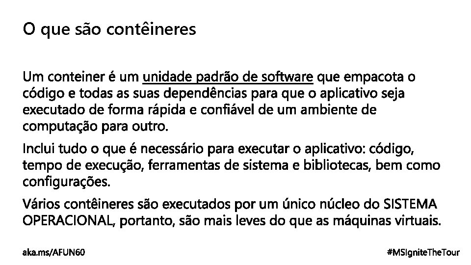 O que são contêineres 