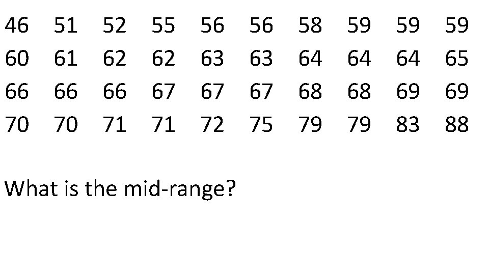 46 60 66 70 51 61 66 70 52 62 66 71 55 62