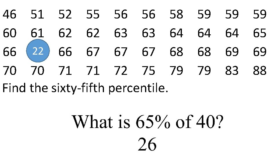 46 51 52 55 56 56 58 60 61 62 62 63 63 64