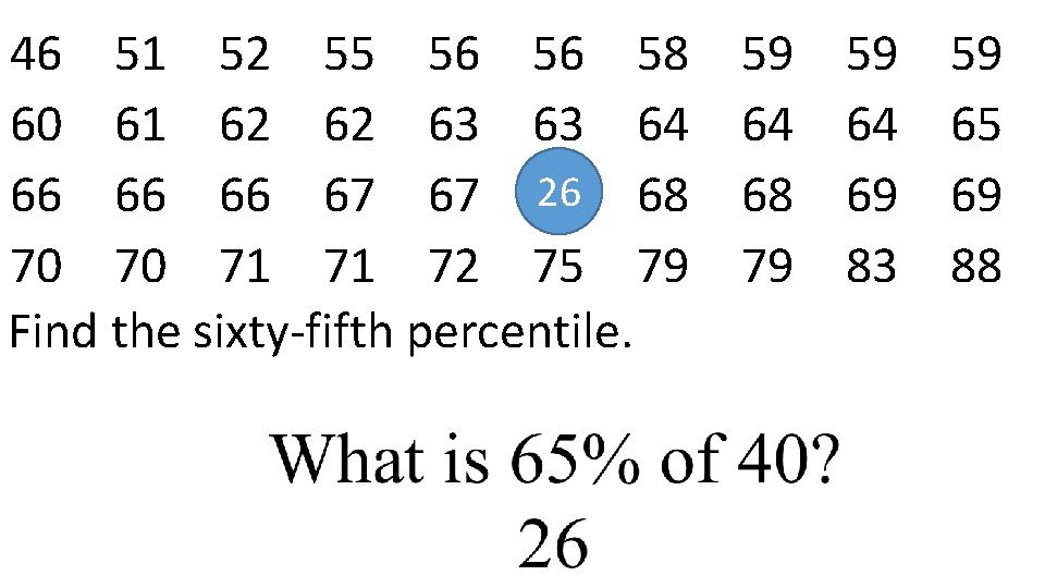 46 51 52 55 56 56 58 60 61 62 62 63 63 64